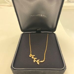 Tiffany & Co. Rose Gold Olive Branch necklace